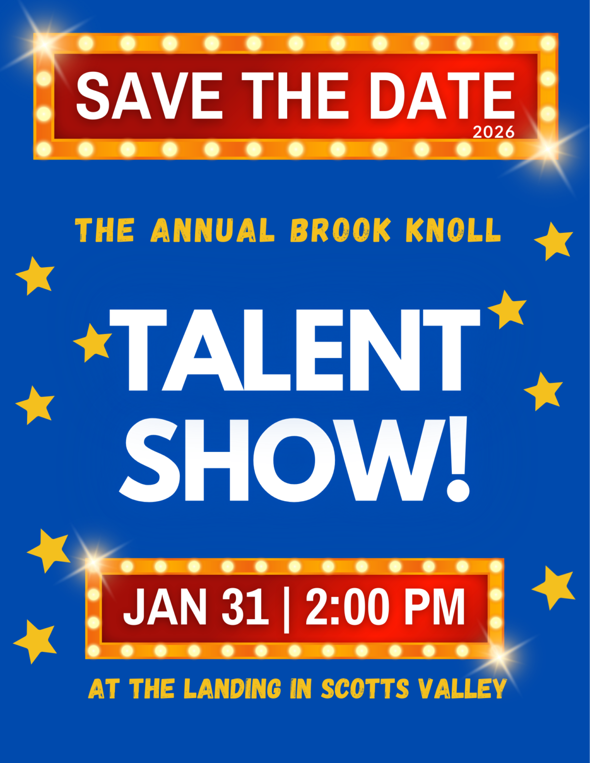 The Landing Website, Brook Knoll Elementary, Talent Show